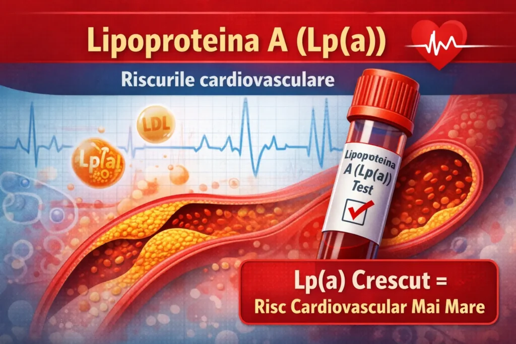 Lipoproteina A (Lp(a)): ce este, cât de periculoasă este și când trebuie testată pentru prevenția bolilor cardiovasculare